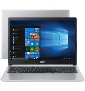 Notebook Acer Aspire 5 A515-54-57CS - Prata - Intel Core i5-10210U - RAM 8GB - SSD 256GB - Tela 15.6" - Windows 11 Home
